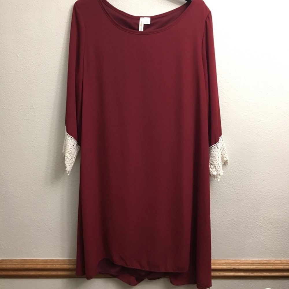 Francesca’s lace detailed dress